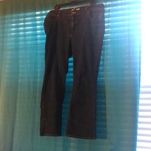 Plus Size Dark Denim Levis